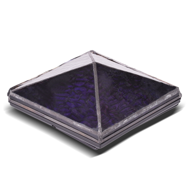 2211-TC8 ブラック 便利なハンドメイド ティファニー ポスト キャップ 2211-TC8 ブラック 便利なハンドメイド ティファニー ポスト キャップ